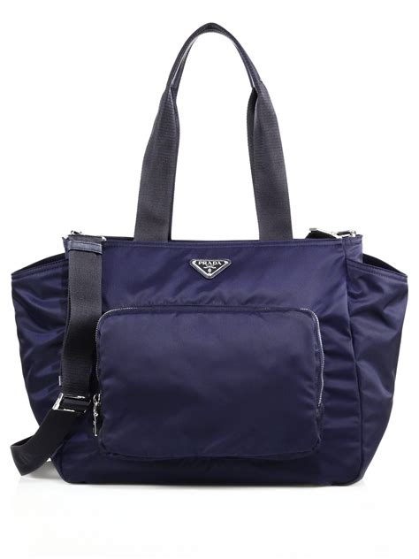 Prada nylon diaper bag